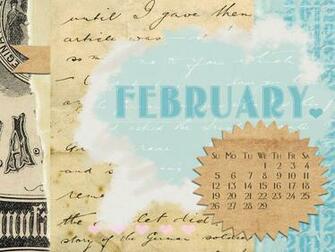 Desktop Wallpaper Calendar February Call Me Victorian