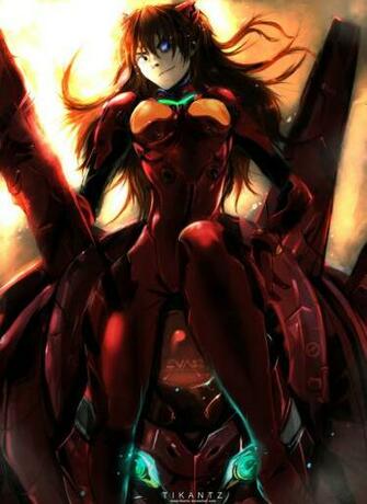 Asuka Langley Soryu Evangelion By Ibroid