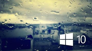Windows On The Rainy Window Wallpaper Computer