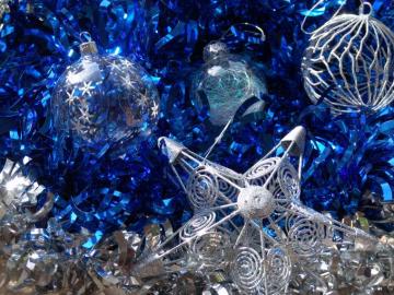 Ornament Silver Christmas Desktop Wallpaper 4k HD