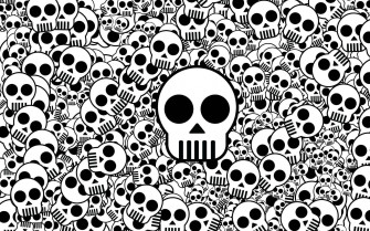 Black Skull Wallpaper