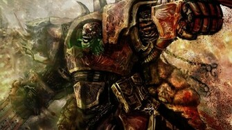 Chaos Space Marine Warhammer Wallpaper