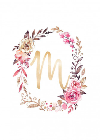 Showcasing The Effortless Beauty Of Cute M Wallpaper