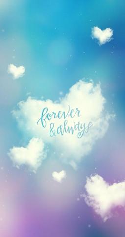 Forever Always Phone Wallpaper Background