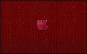 Red Metal Apple Wallpaper
