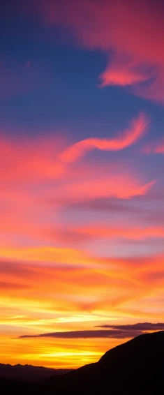 Sunset Sky Phone Wallpaper
