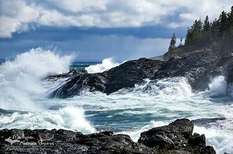 September Storm On Lake Superior Michigan In Pictures