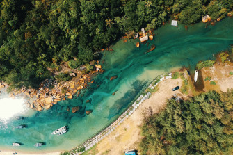 Top Shot River Wallpaper