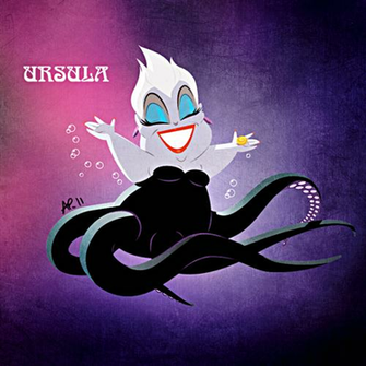 Walt Disney Fan Art Ursula Of From The
