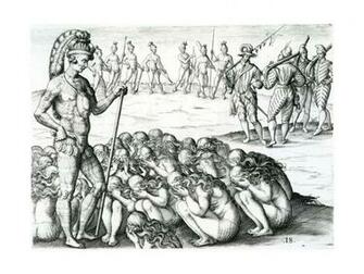 Morbo Sublati Postulata A Rege Giclee Print By Jacques Le Moyne