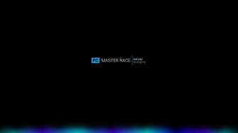 Superior Pc Gaming Monochrome Logo Wallpaper