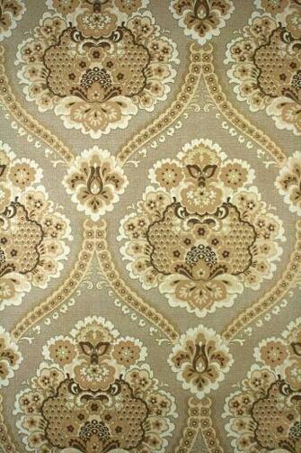 Large Pattern Damask Wallpaper