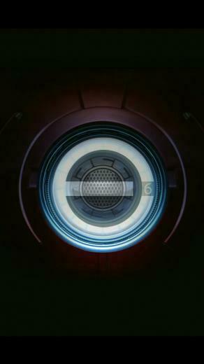Iron Man Chest Pacemaker Plate iPhone Wallpaper