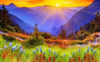 Sunrise Mountains Wallpaper Best Fan