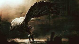 Angels Women Wallpaper Wings Artwork
