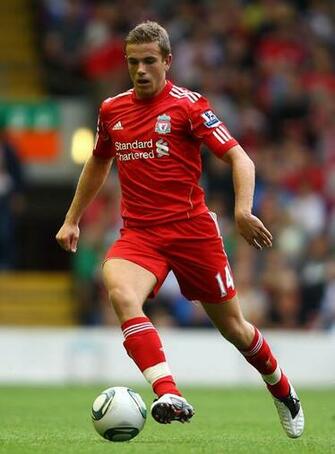 Jordan Henderson Liverpool Fc Soccer Series Wallpaper