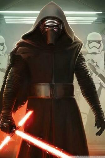 Kylo Ren And First Order Stormtroopers HD Desktop Wallpaper