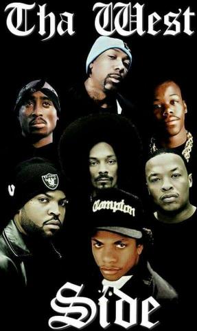 West Coast Hip Hop Artwork Image Poster