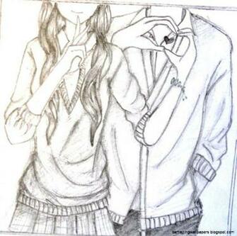 Anime Wallpaper Drawing Couple