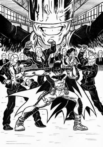 Zero Year Batman Vs Red Hood Gang Ink By Angusmedfordart On