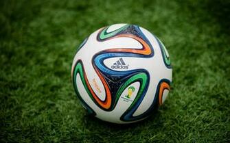 The Brazuca Ball On Grass Fifa World Cup