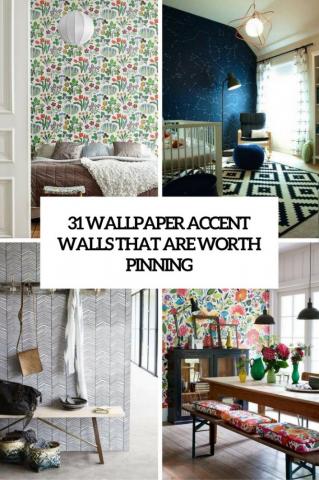 Wallpaper Accent Walls That Are Worth Pinning Digsdigs