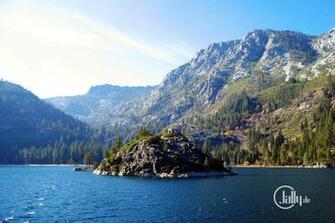 Emerald Bay Am Lake Tahoe Der Liegt An