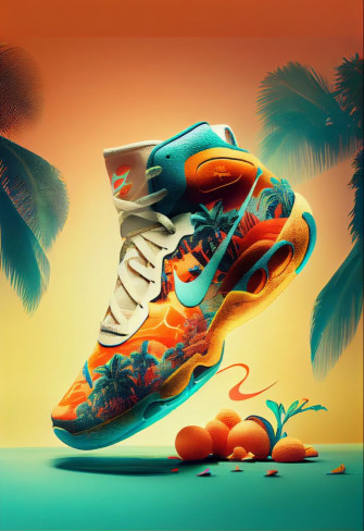 Nike Air Tropical In Wallpaper Dark Purple Cool