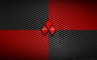 Red Diamonds Wallpaper Harley Quinn