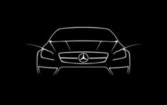 Wallpaper Mercedes Benz Silhouette Cls Amg Auto Black