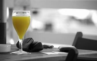 Juice Glass Wine Table Ashtray Stock Photos Image