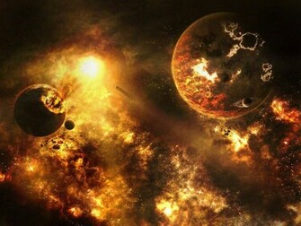 Fire Destruction And Disaster A Picture Showing The Whole Universe