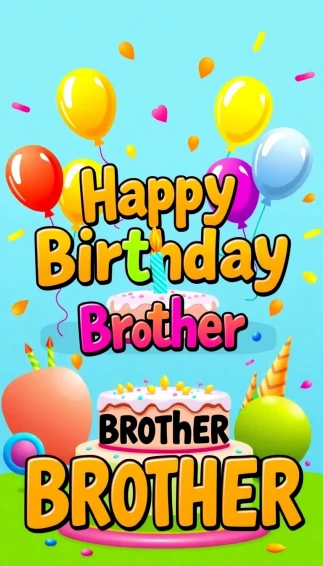 Happy BirtHDay Brother Wallpaper