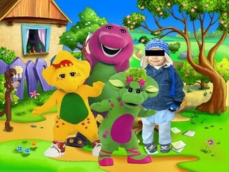 Barney Wallpaper Weddingdressin