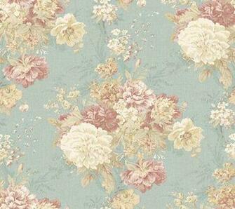 Kydd Wallpaper A Beautiful Shabby Chic Design With Misty Floral