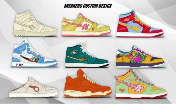 Custom Design And Redesign Your Shoes Sneakers By Richarddhana