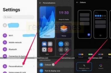 Enable And Use Dynamic Wallpaper Based Accent In Realme Ui