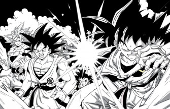 Dragon Ball Z Black And White Wallpaper