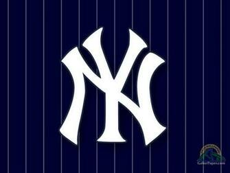 Ny Yankee Pinstripe Wallpaper On