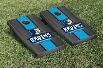Bob Jones Bruines Cornhole Game Set Onyx Stained Stripe Version Image