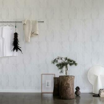 Wallpaper Papper White Sandberg