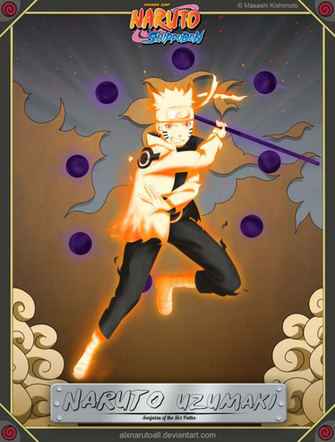 Naruto Uzumaki Senjutsu Of The Six Paths By Alxnarutoall