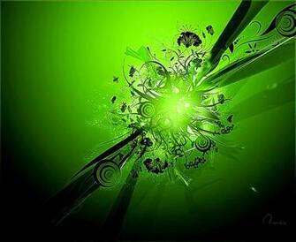 Abstract Art Green Dark Wallpaper Quality