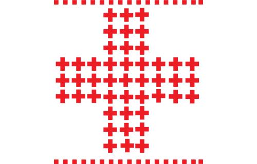 Criss Cross Vinyl Wall Patterns