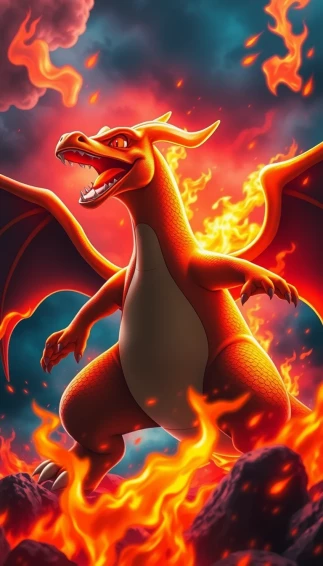 Charizard Phone Wallpaper
