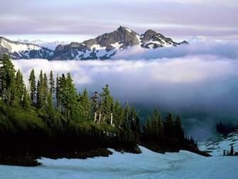 Cloud Cover Washington Wallpaper