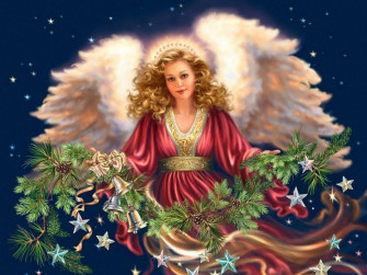 Christmas Angels Wallpaper
