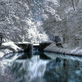 iPad Wallpaper Winter Snow Scenes Id08 Natural Scenery New