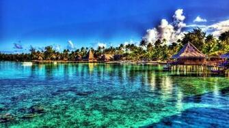 Tahiti Wallpaper Top Background