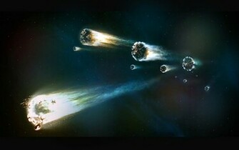 Meteor Shower Wallpaper